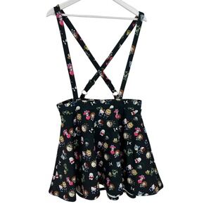 Hot Topic My Hero Academia Hello Kitty & Friends Skater Suspender Skirt‎ Size 0X